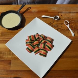 Tomates secos con albahaca y mozarella