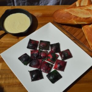 Ahuyama con tocineta y queso